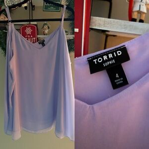 Torrid Sophie Lavender Tank
